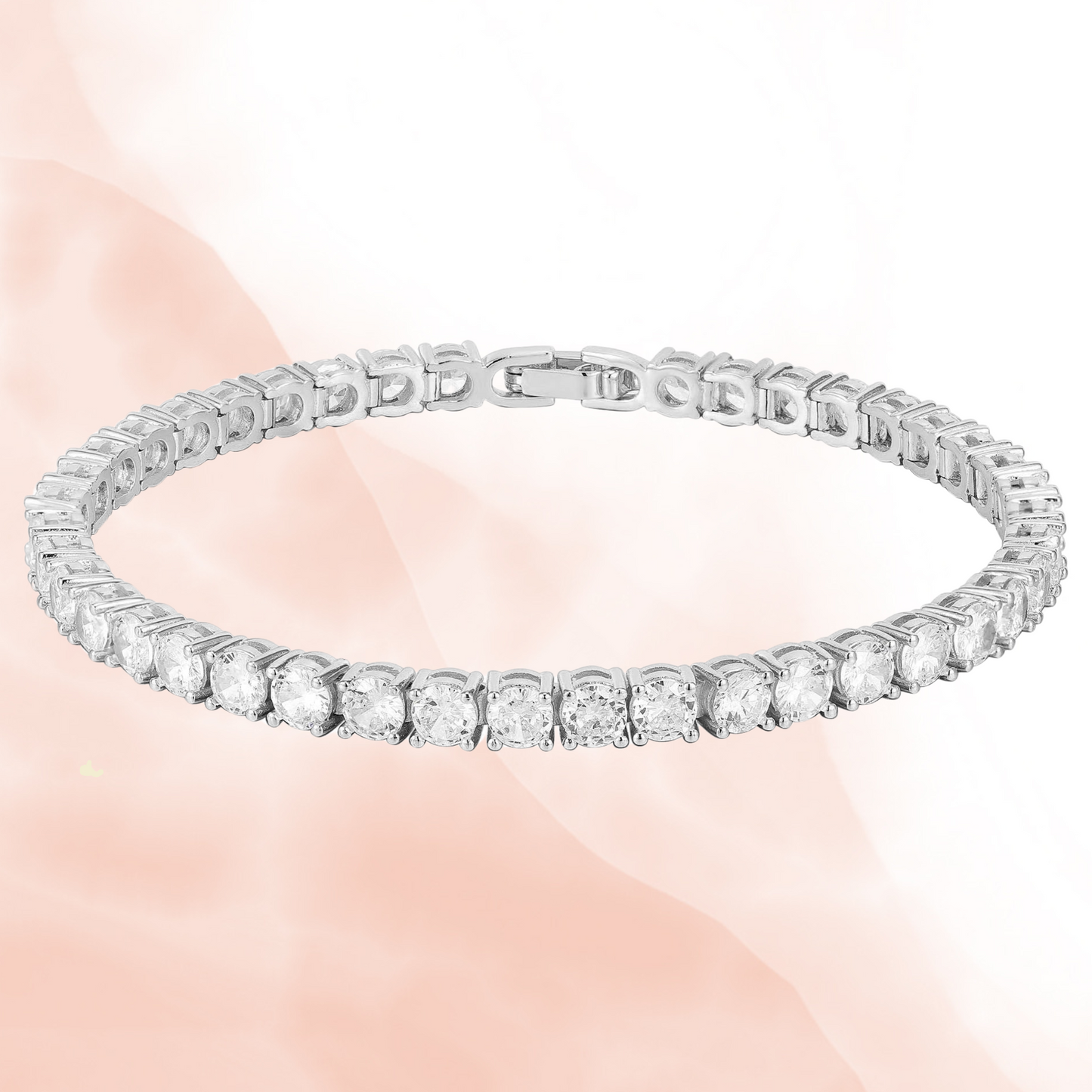 4mm Crystal Tennis Bracelet
