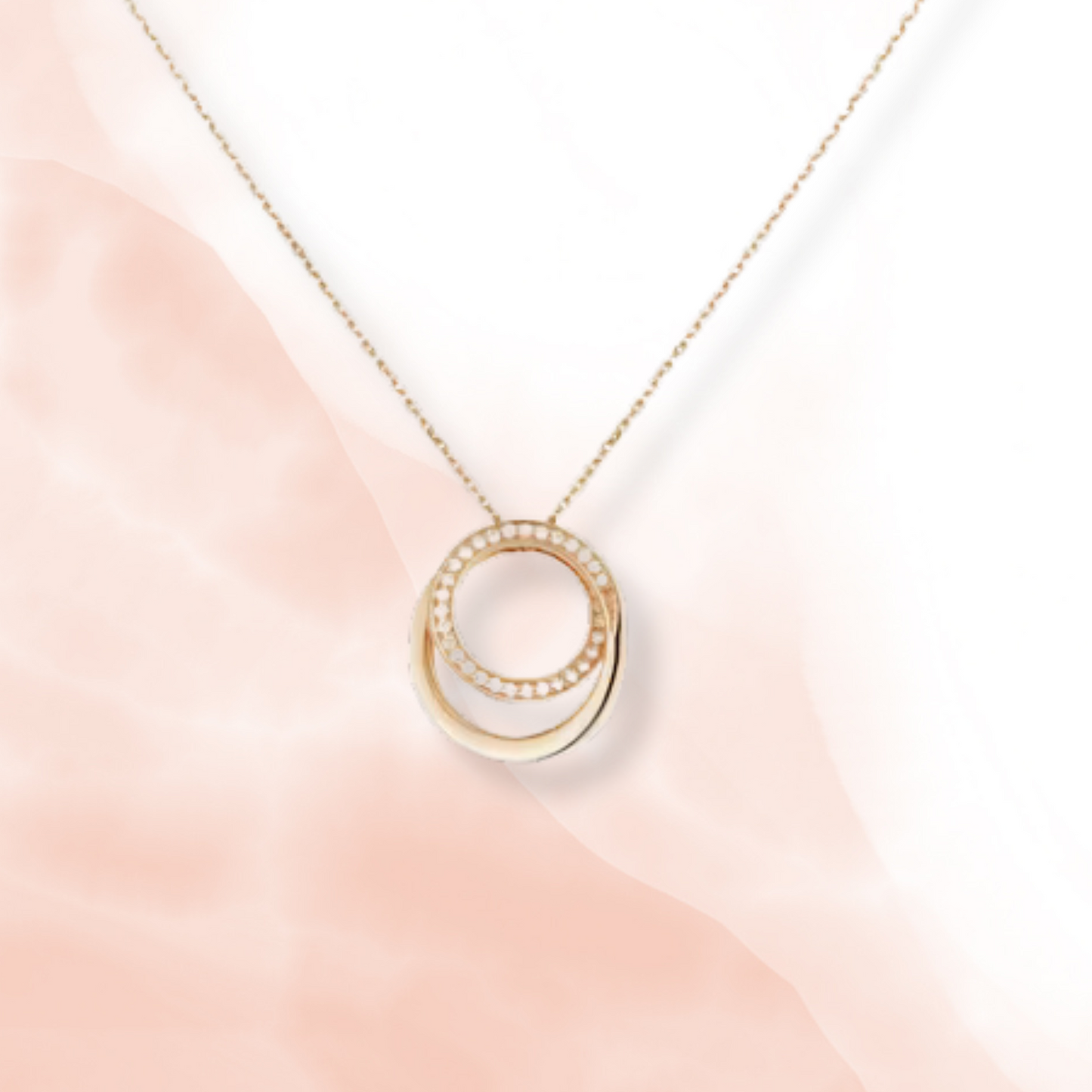Crystal Intertwined Pendant Necklace