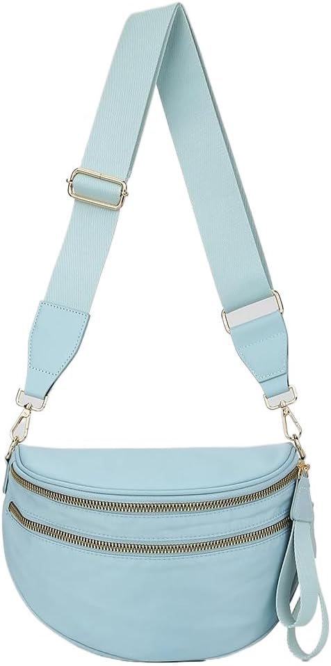Canvas Print Belt Bag