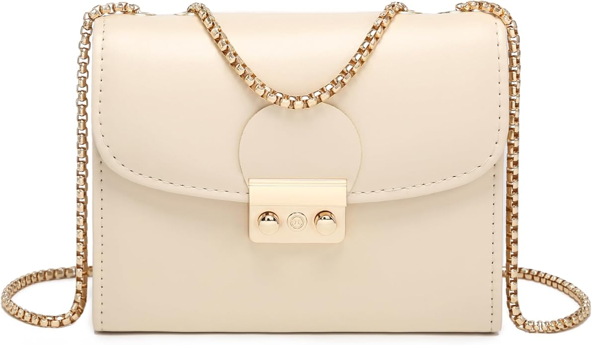 Small Chain Wallet with Front Clasp