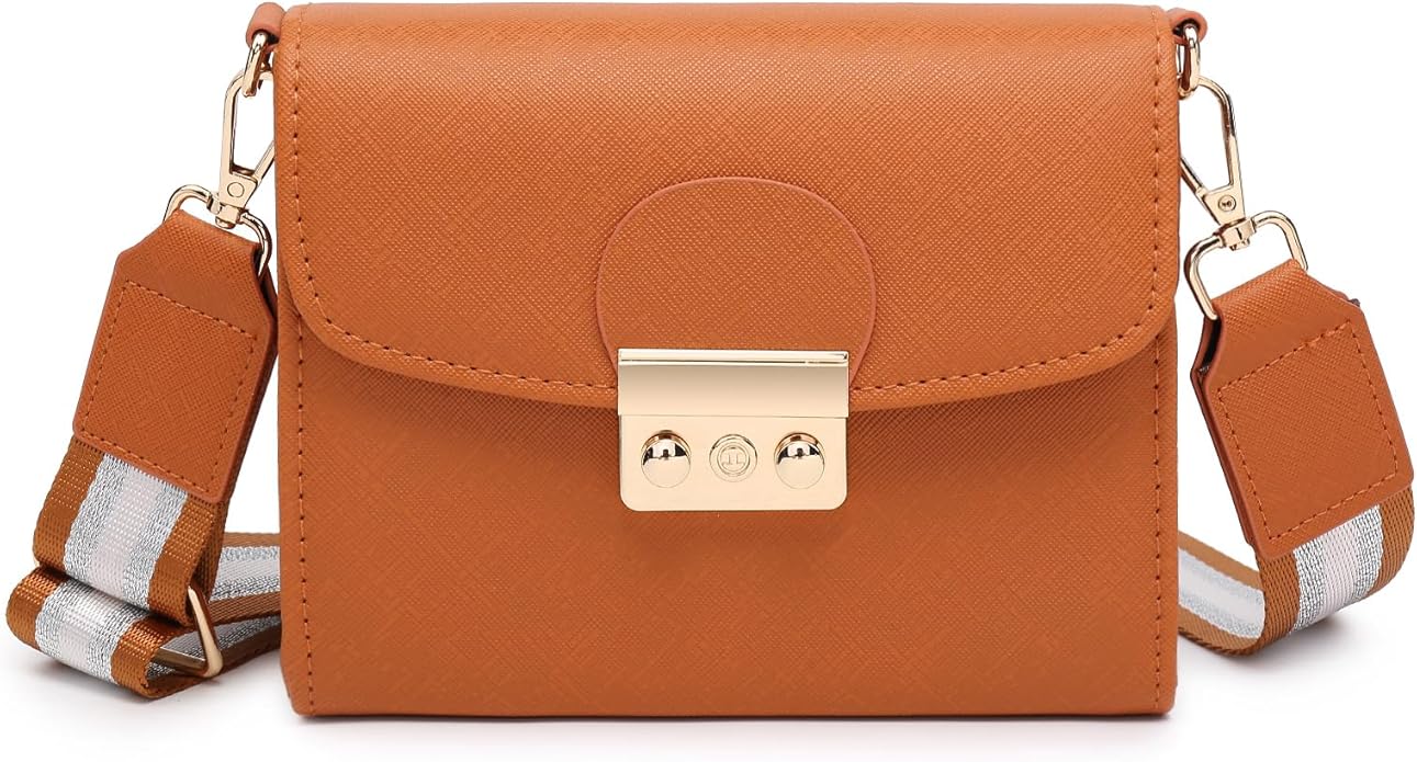 Small Chain Wallet with Front Clasp
