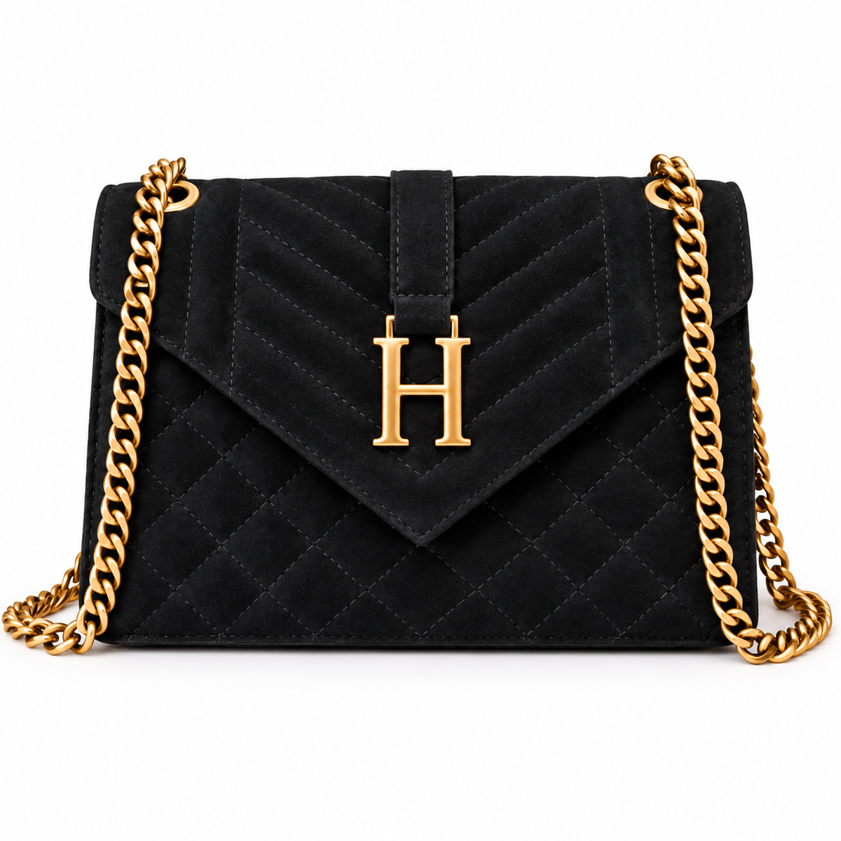 Medium Suede Envelope Bag