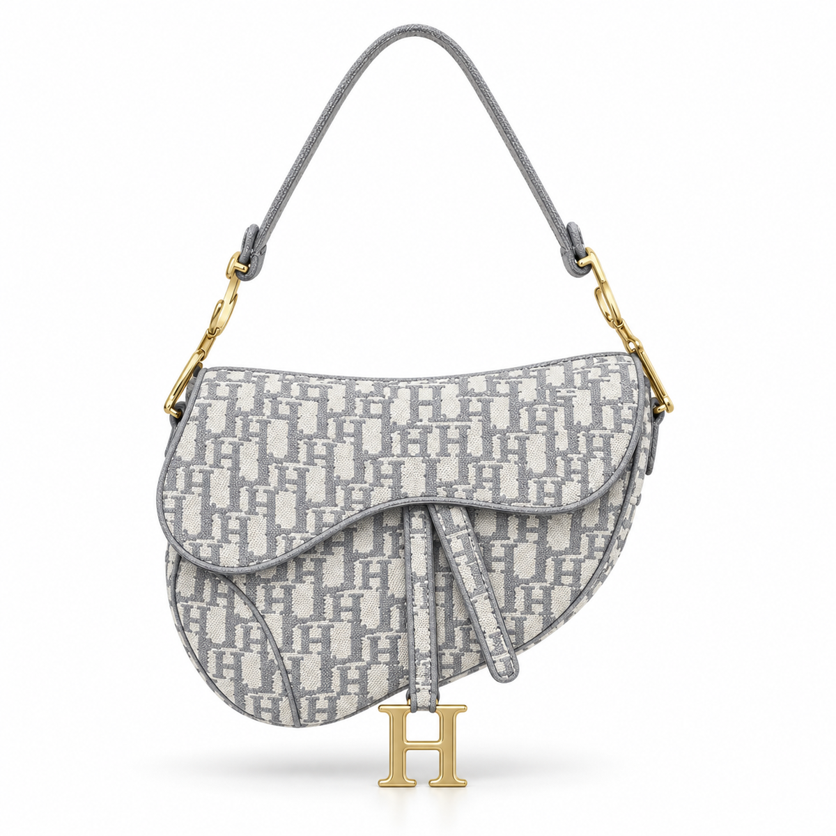 Embroidered Equestrian Saddle Bag