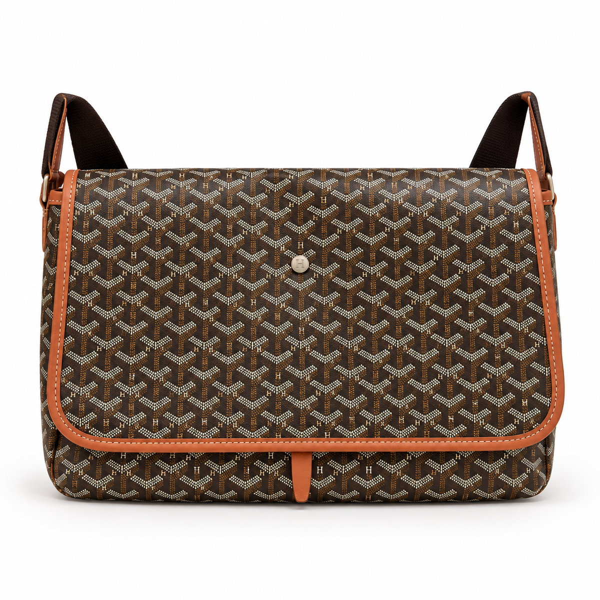 Colored Canvas Messenger Bag