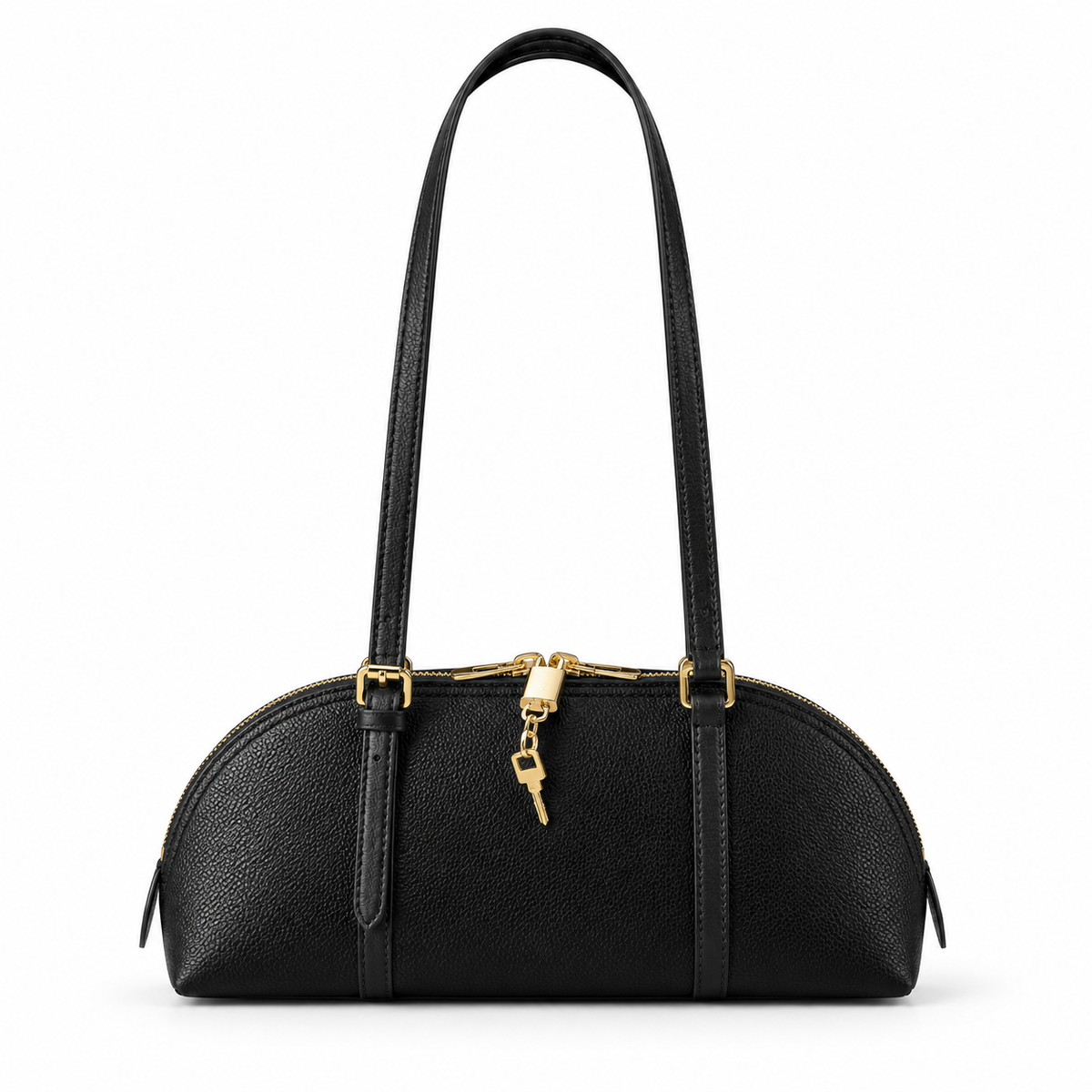 Long East-West Canvas Shoulder Bag
