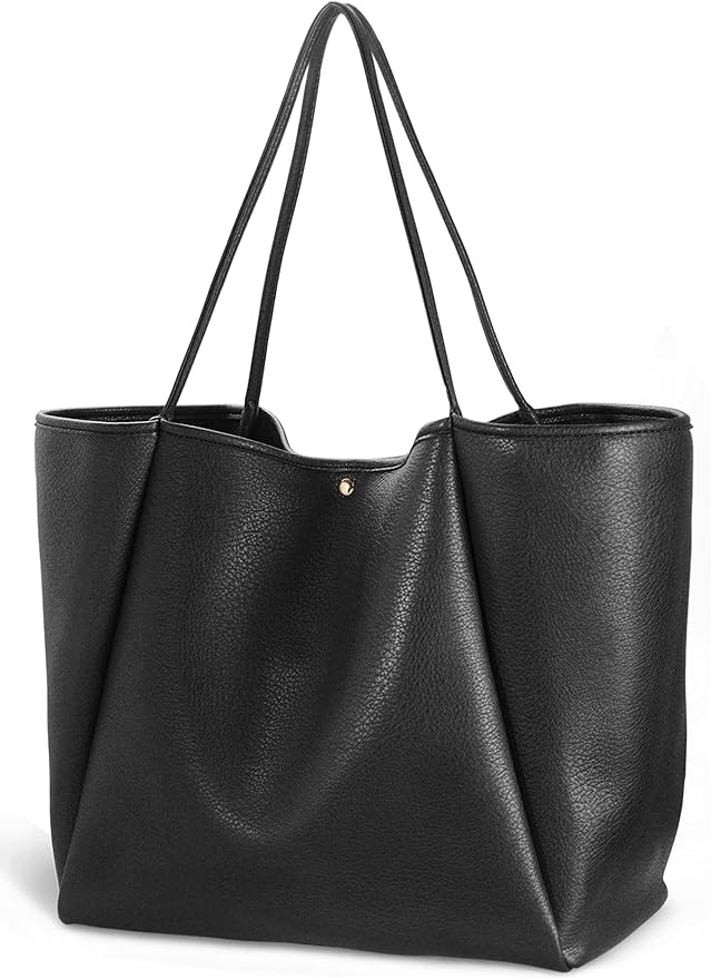 Large Colored Canvas Tote Bag