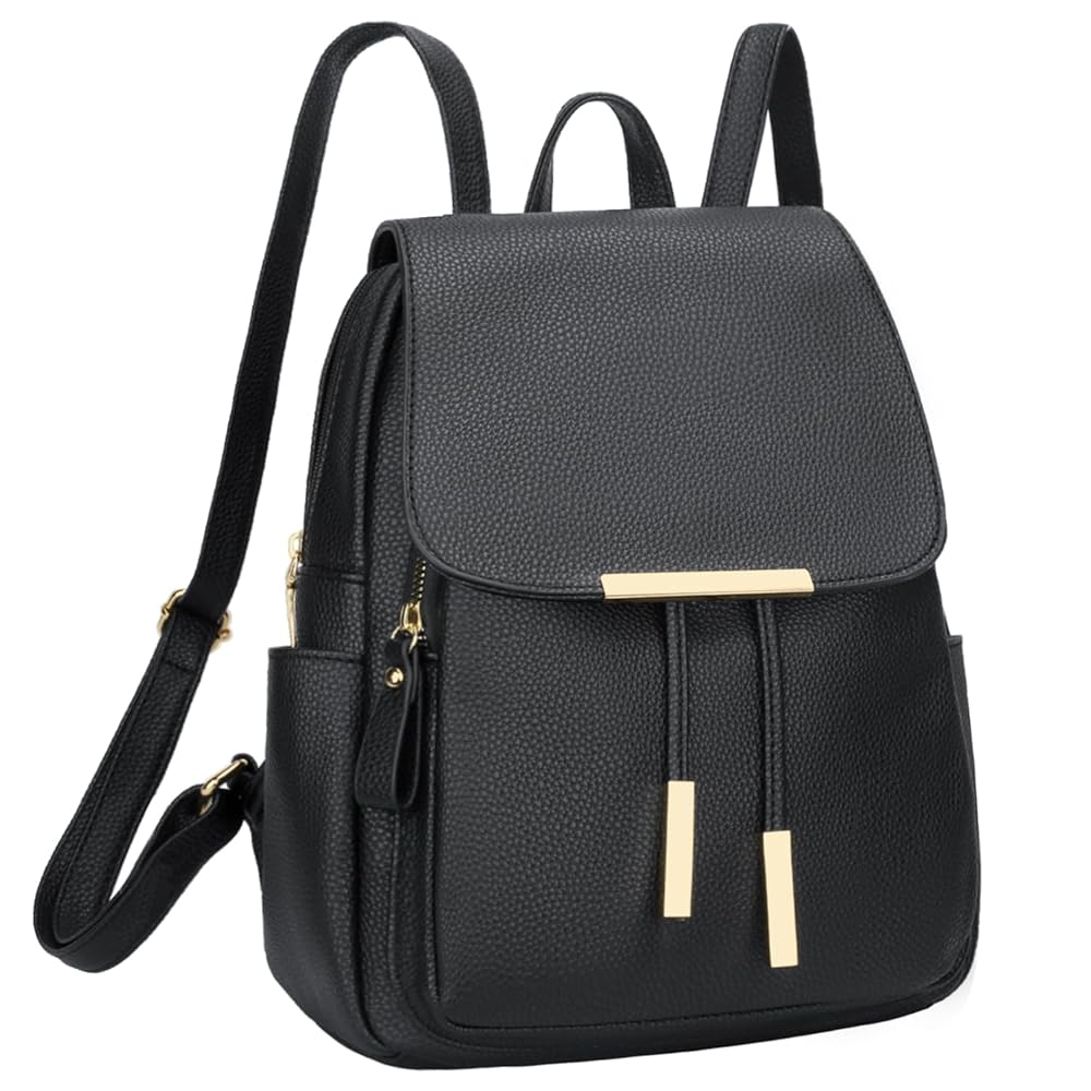 Preppy Leather Backpack