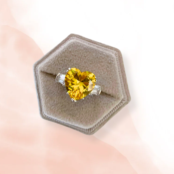 Heart Crystal Ring
