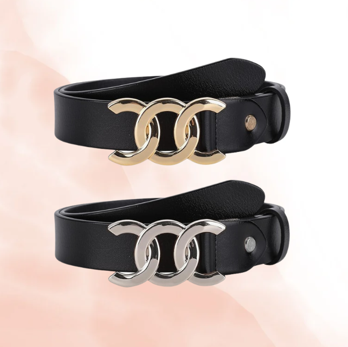 3cm Smooth Leather Belt