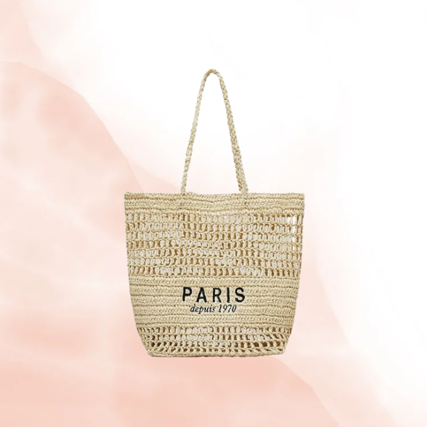 Raffia Tote Bag