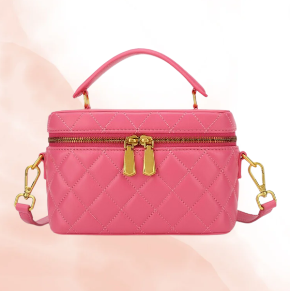 Quilted Vanity Bag Purse