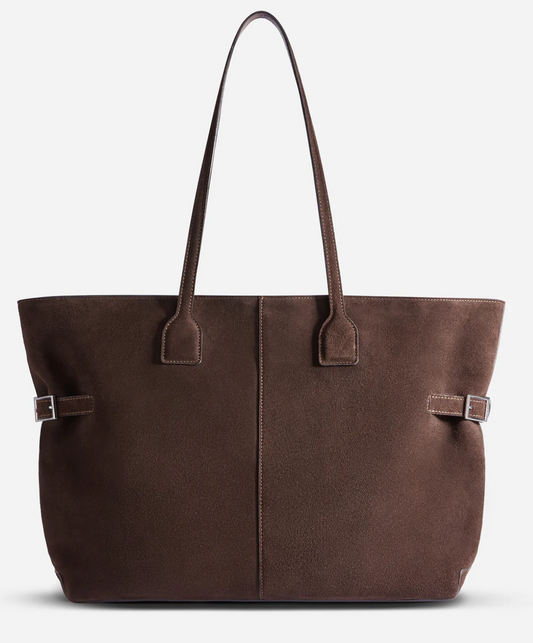 Large Suede Nik Tote Bag