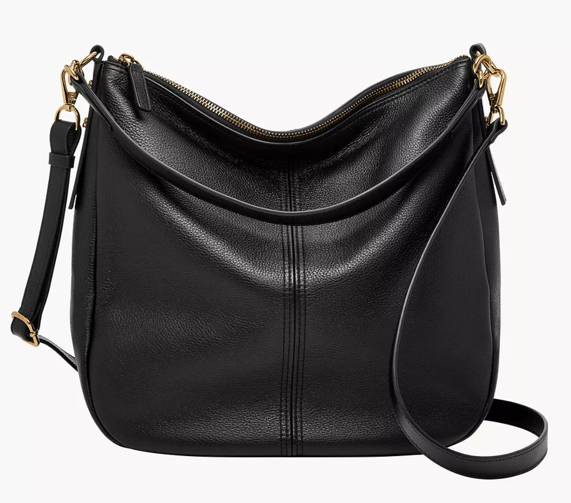 Medium Leather Bucket Shoulder Tote