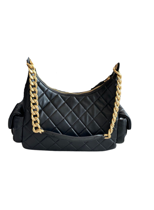 Quilted Hobo Shoulder Bag