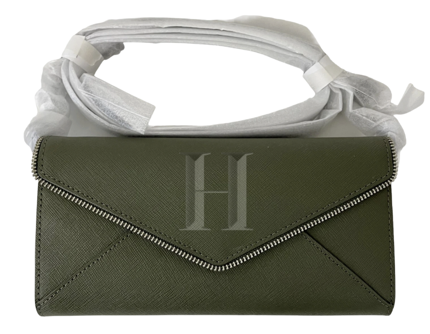 Long Flap Lambskin Wallet-On-Chain