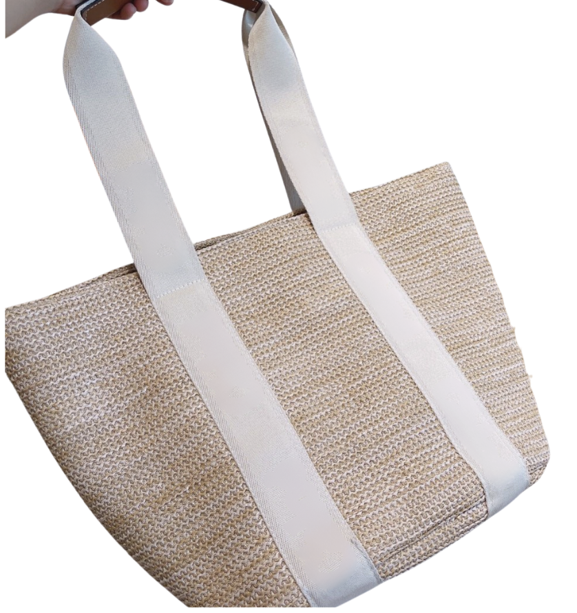 Large Cloth Strap Beach Tote