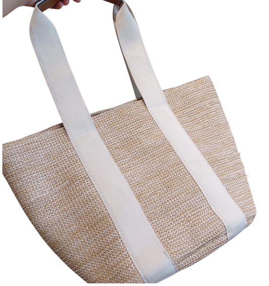 Large Cloth Strap Beach Tote