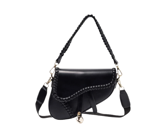 Leather Shoulder Bag w/ Strap