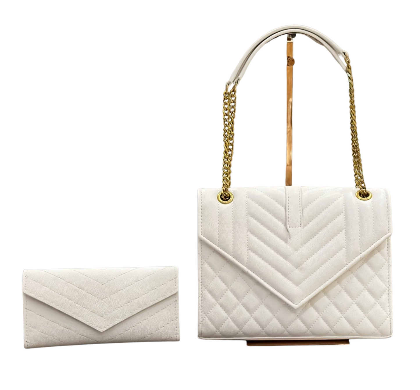 Medium Envelope Style Bag + Wallet Set