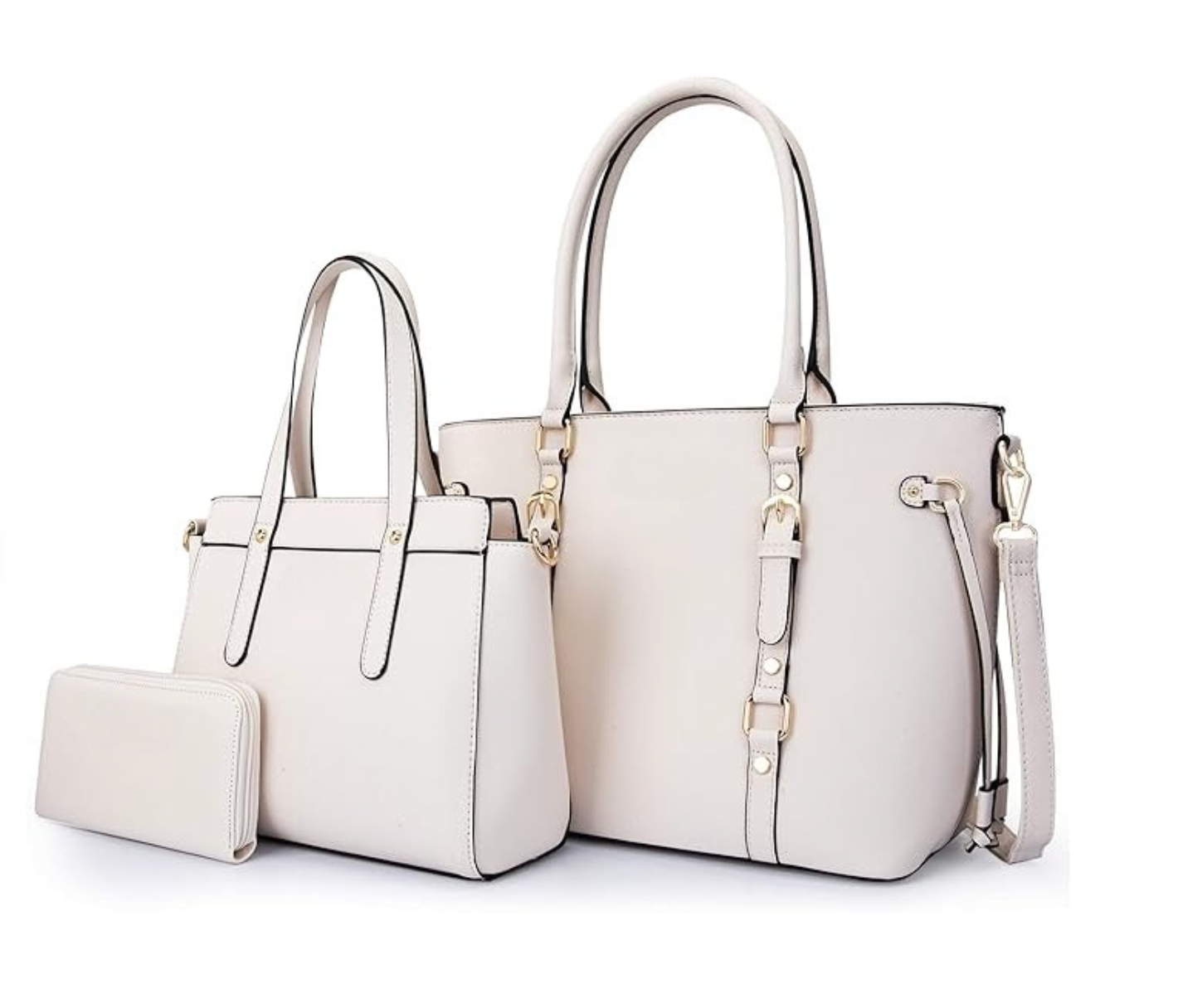 Lambskin Purse & Wallet 3-Piece Set