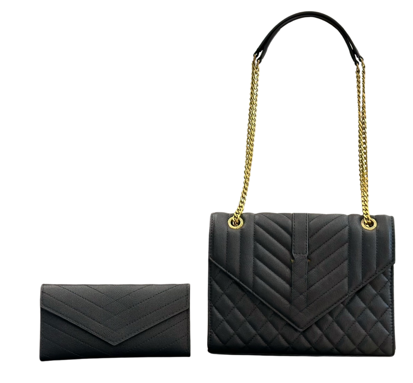 Medium Envelope Style Bag + Wallet Set