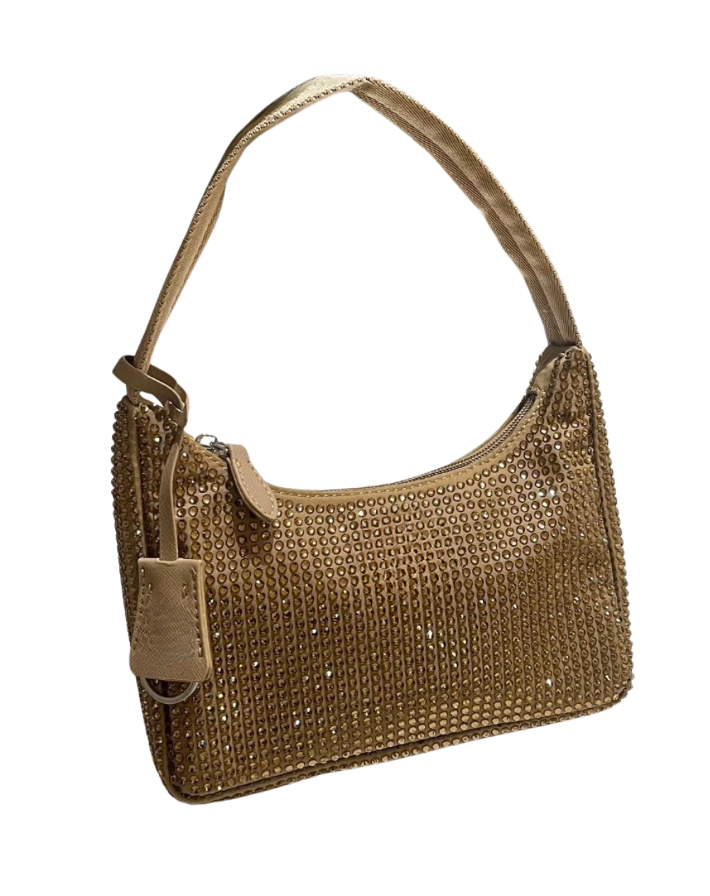 Crystal Rhinestone Small Hobo Bag