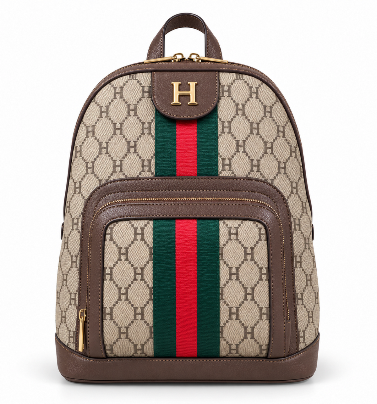 Medium Striped Backpack