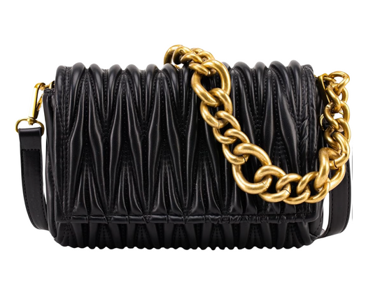 Leather Chain Shoulder Bag