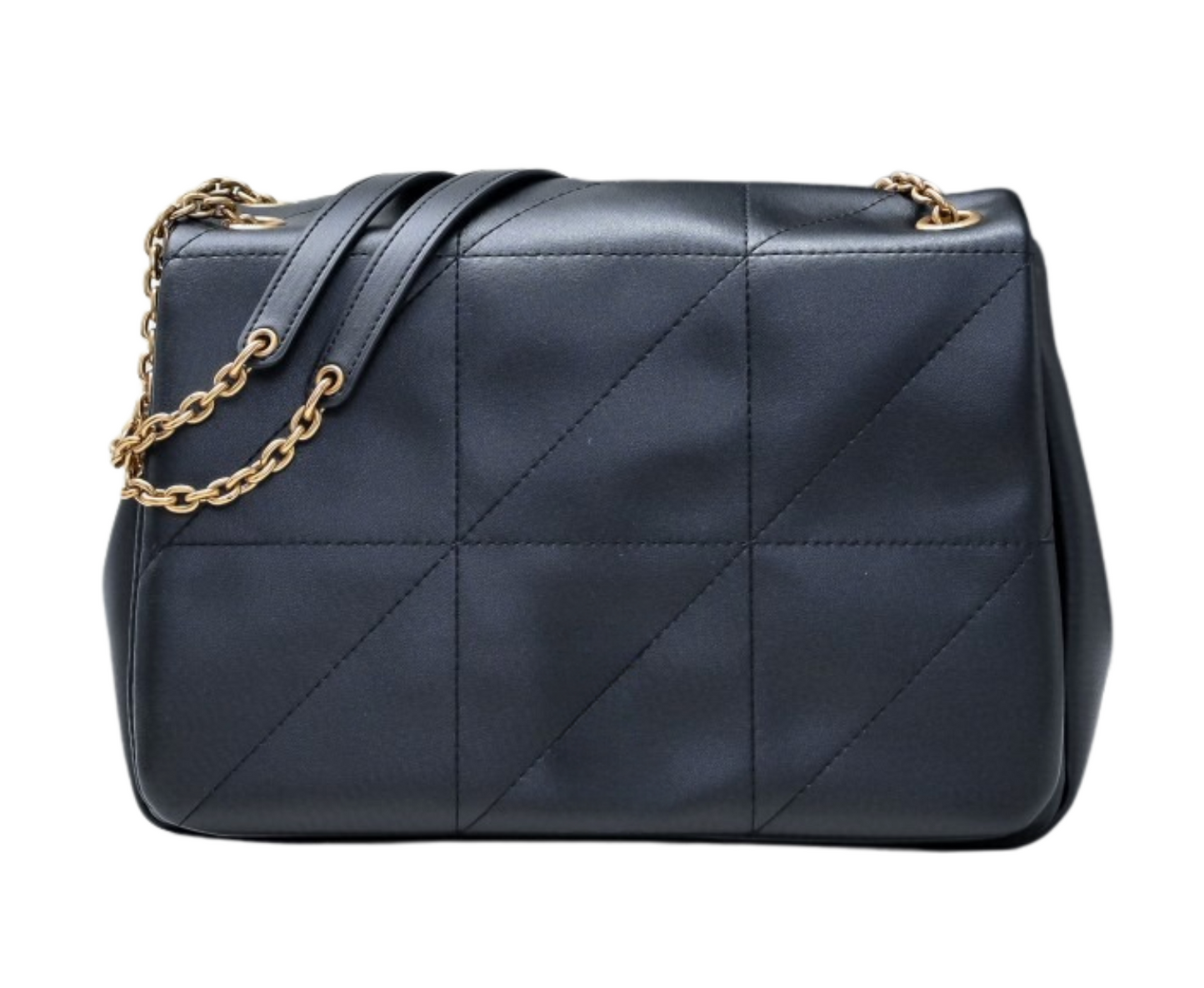 Large Leather Chain Tote