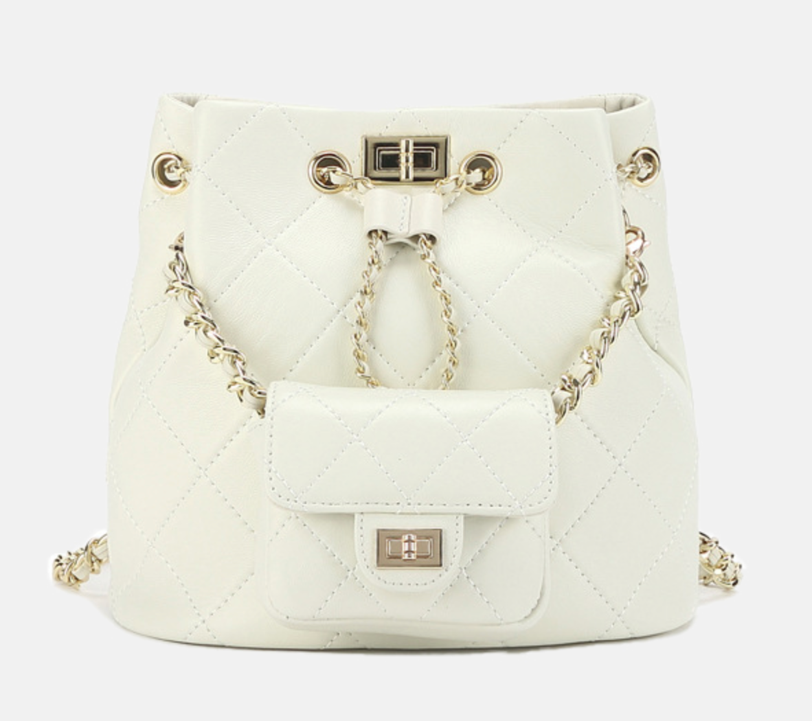 Quilted Leather Bucket Backpack - 2025 Edition