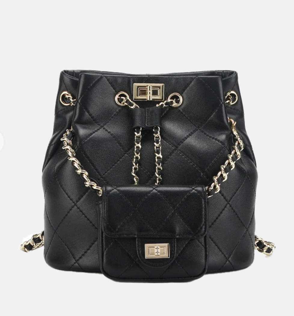 Quilted Leather Bucket Backpack - 2025 Edition