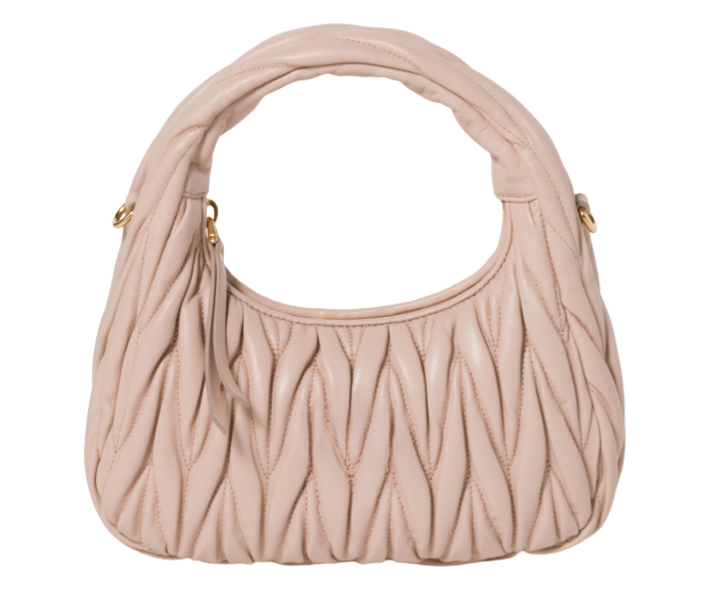 Small Nappa Leather Hobo Bag