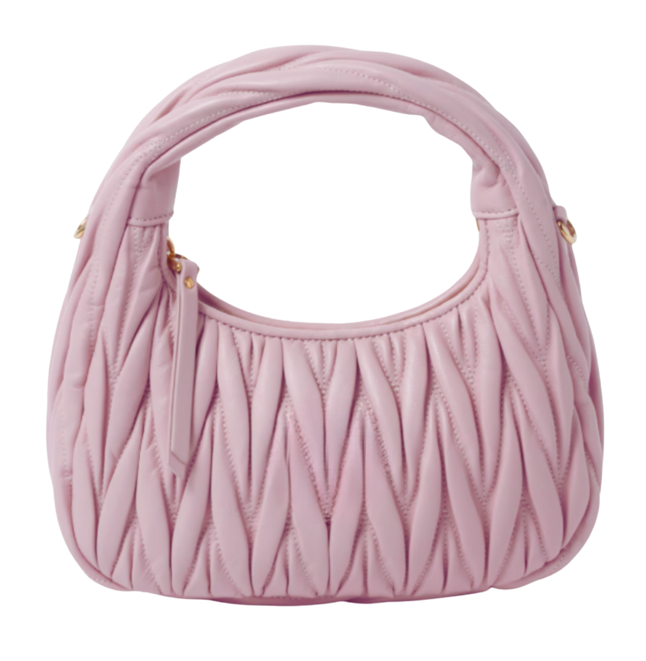 Small Nappa Leather Hobo Bag