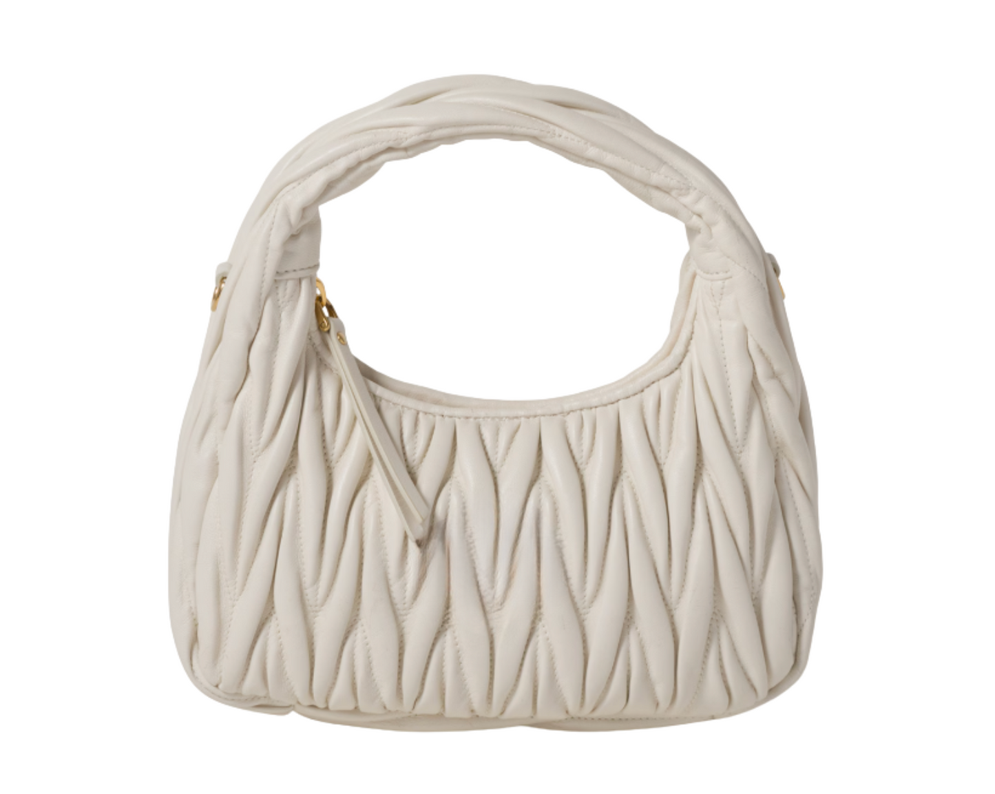 Small Nappa Leather Hobo Bag