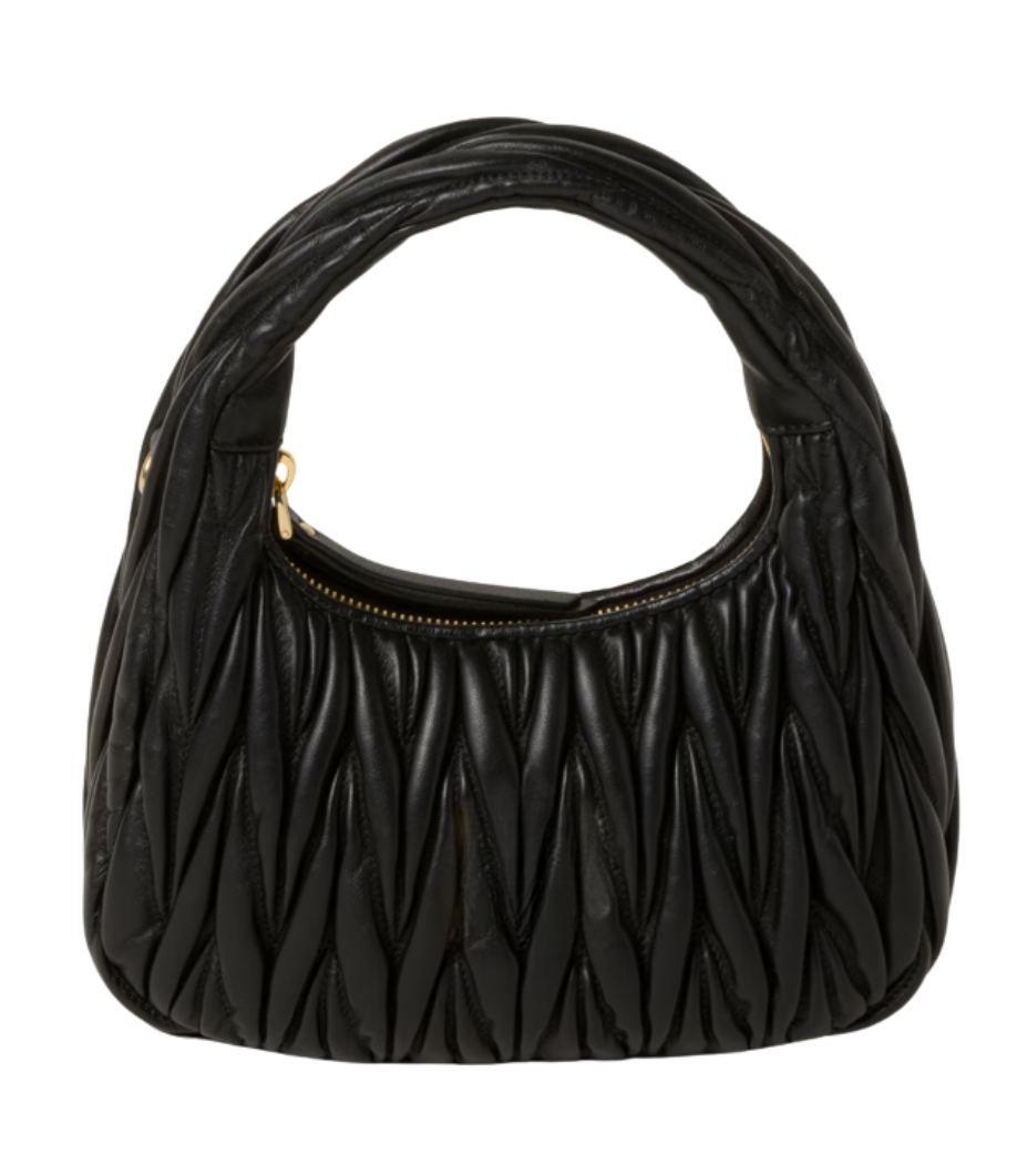 Small Nappa Leather Hobo Bag