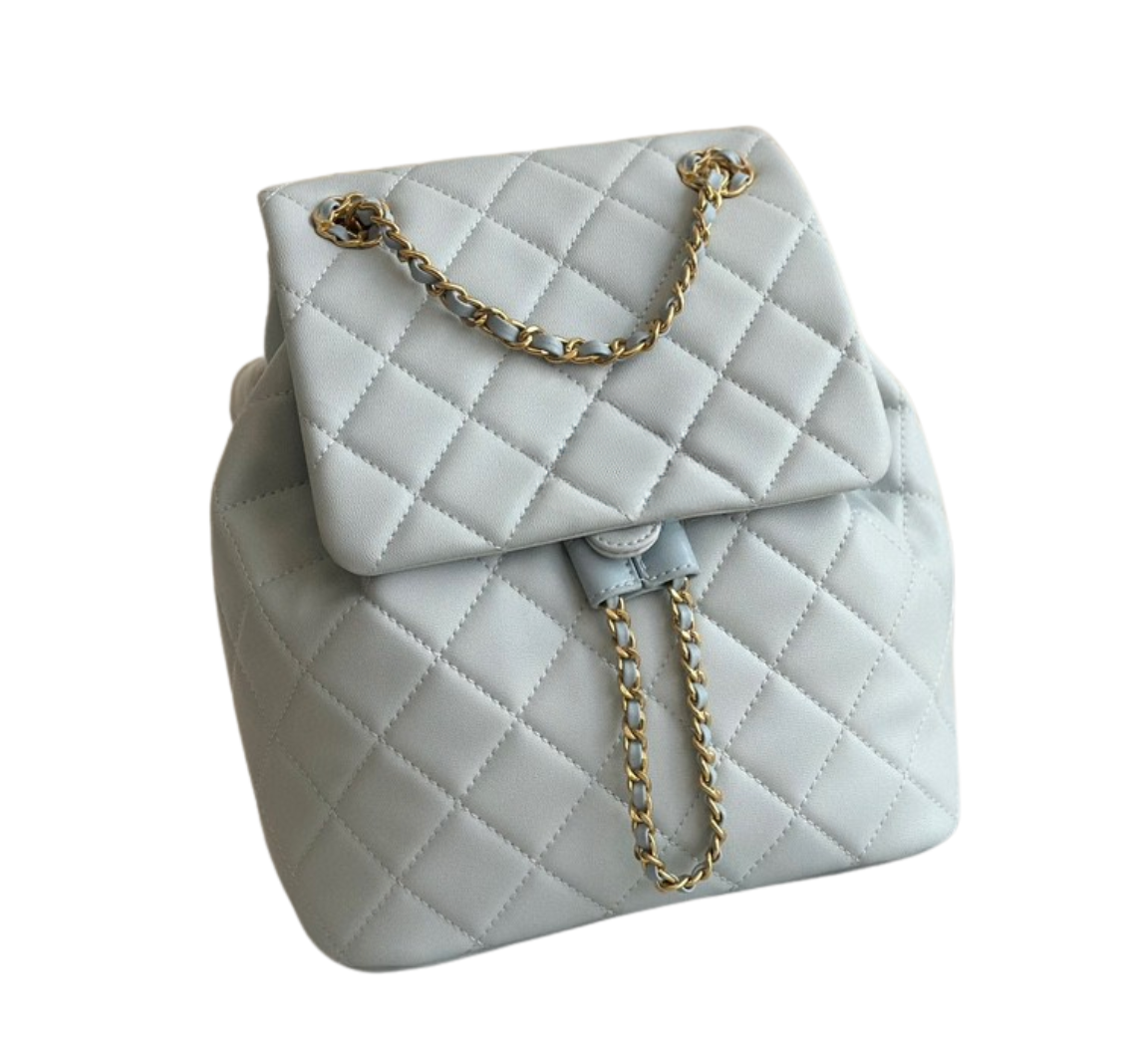 Quilted Leather Backpack - 19 Edition