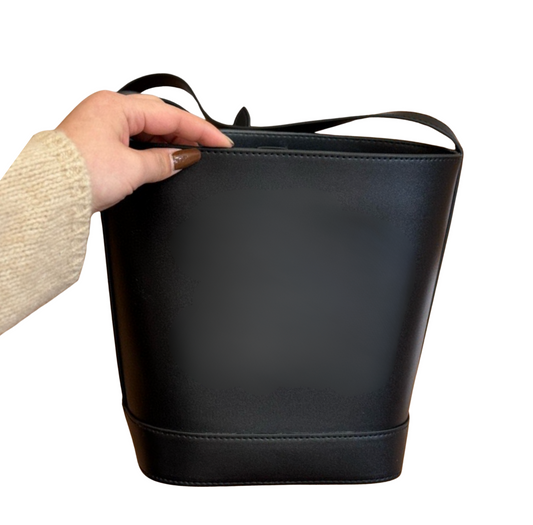 Leather Triomphe Bucket Bag