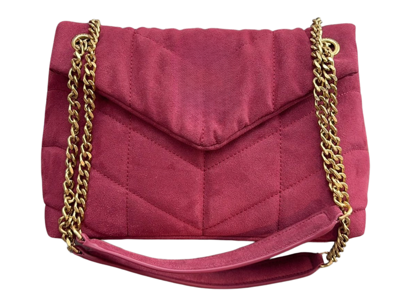 Small Chamois Puffy Chain Bag