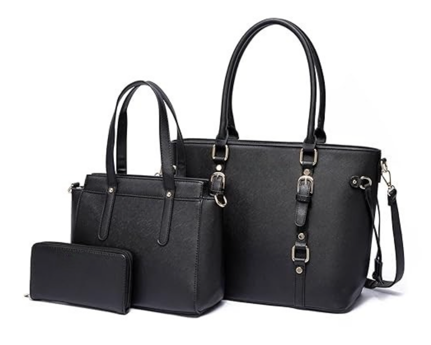Lambskin Purse & Wallet 3-Piece Set