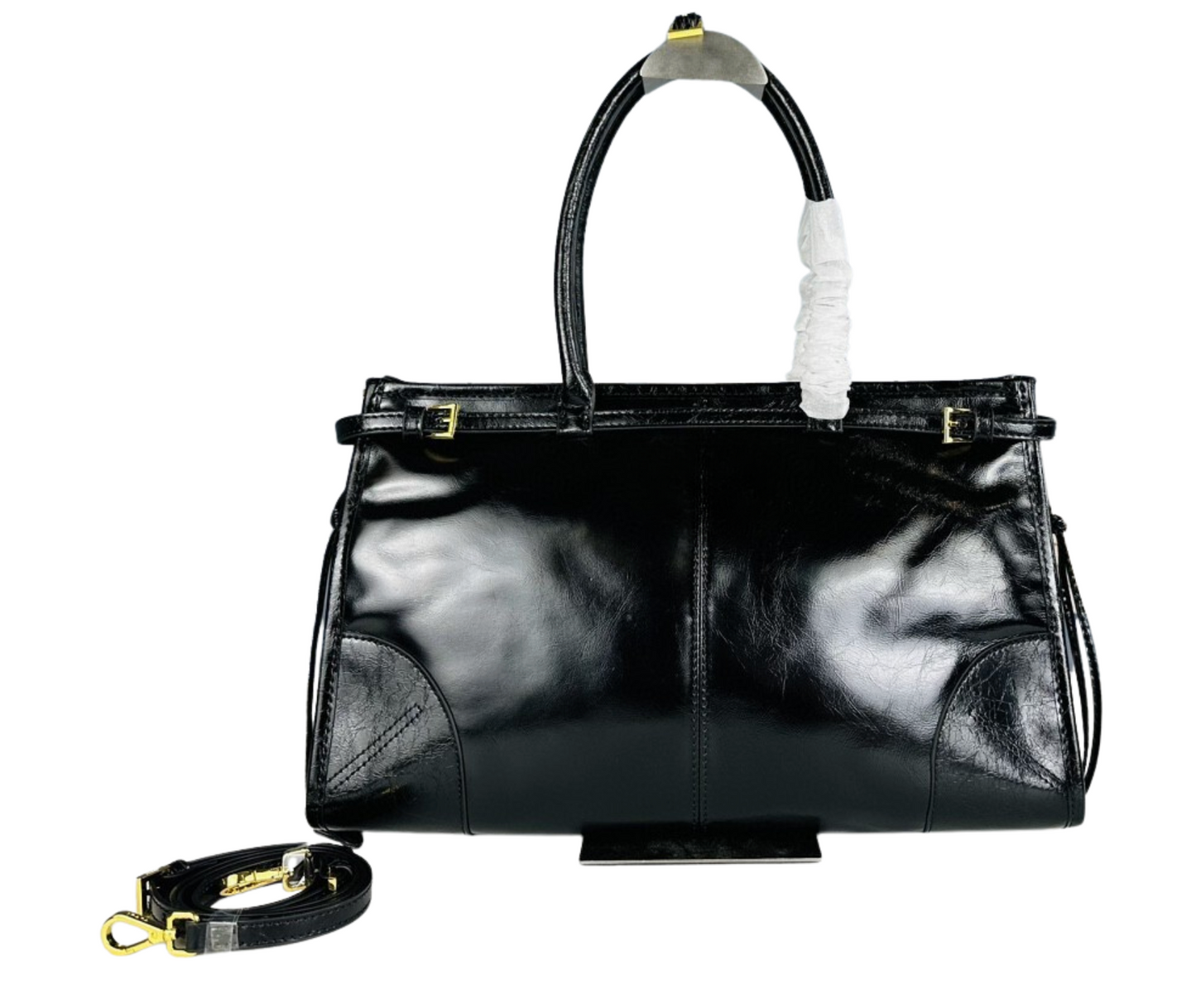 Large Patent Leather Tote