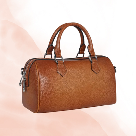 Small Leather Top Handle Bag