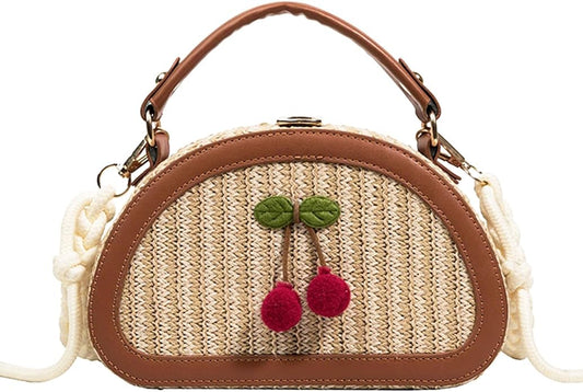 Small Beige Canvas Purse