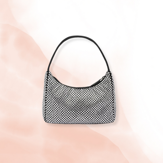 Crystal Hobo Shoulder Bag