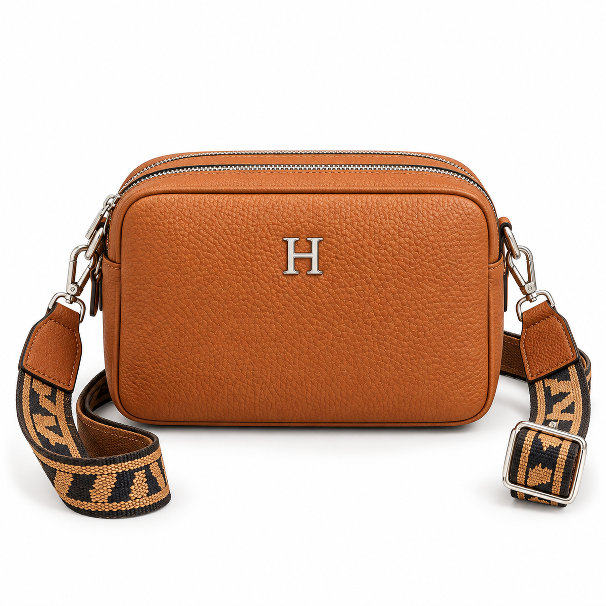 Brick Leather Bag + Strap