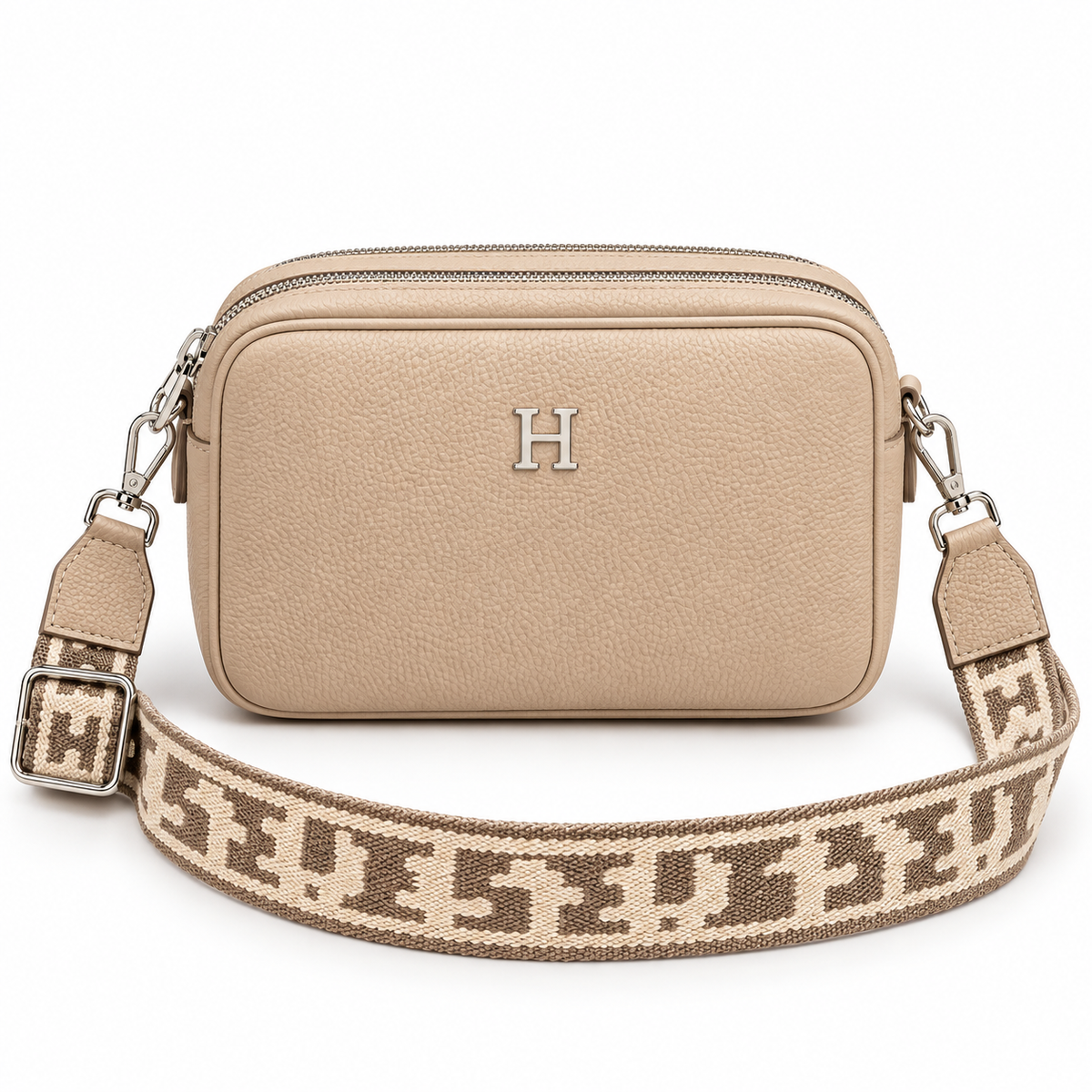Brick Leather Bag + Strap