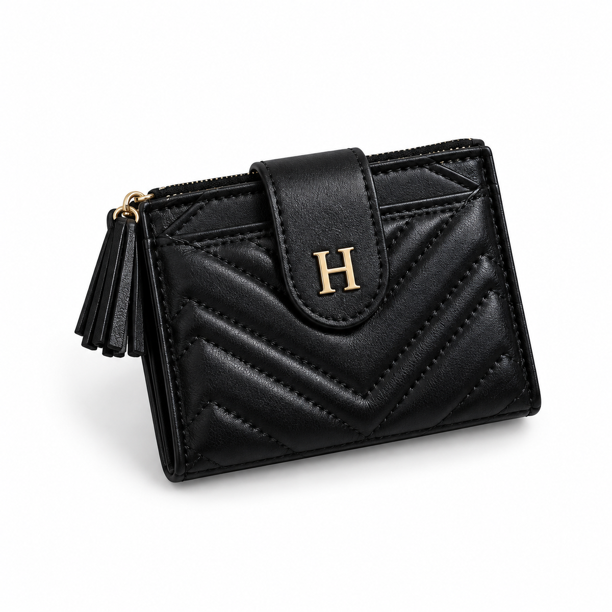 Compact Marm Leather Wallet