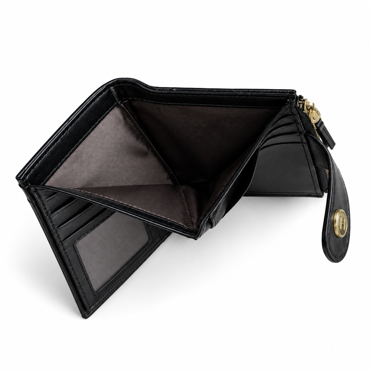 Compact Marm Leather Wallet