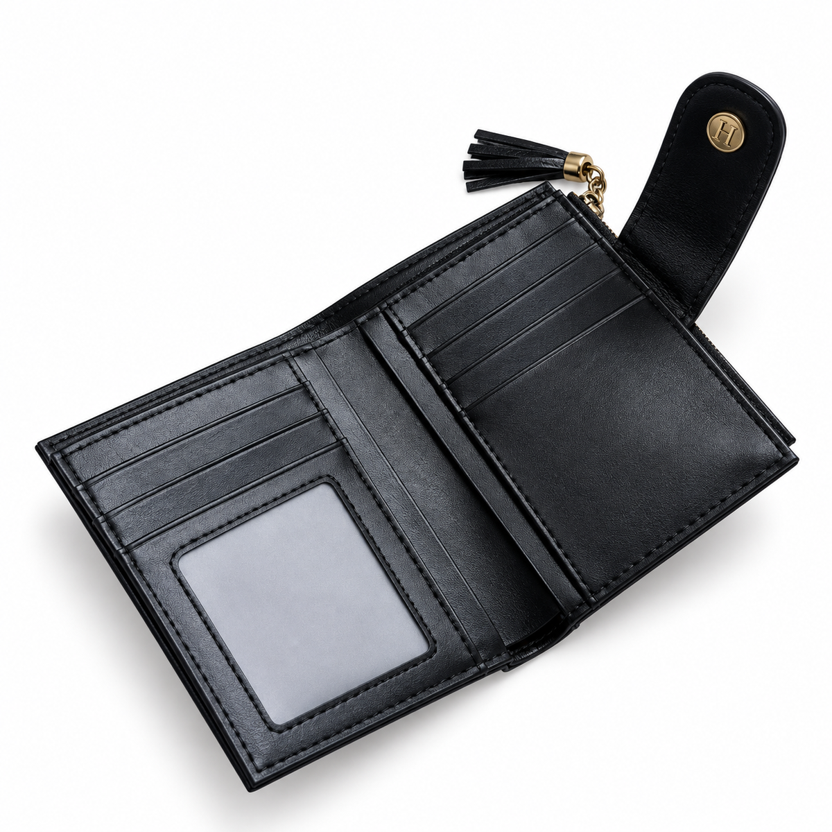 Compact Marm Leather Wallet