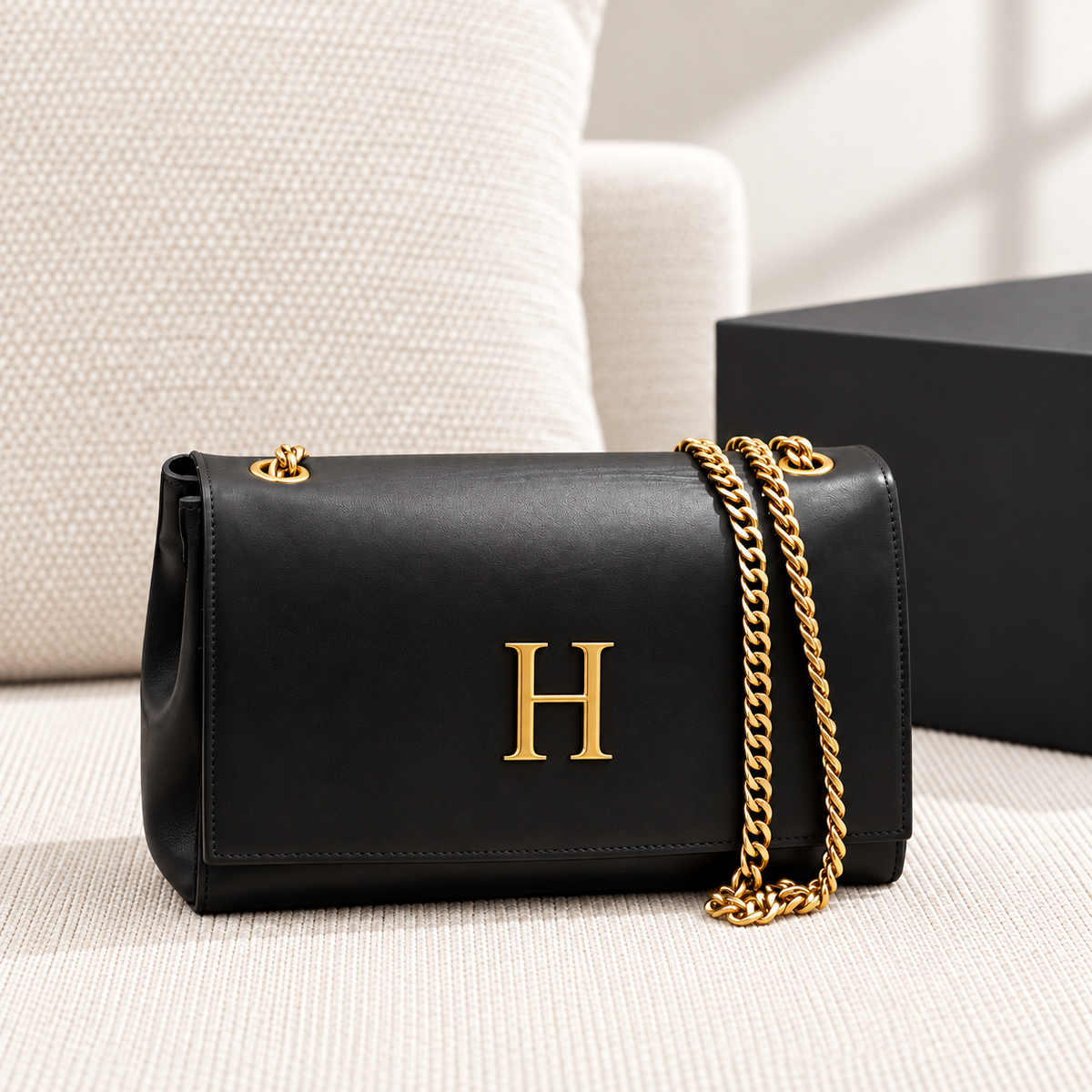 Reversible Leather & Suede Medium Katie Bag