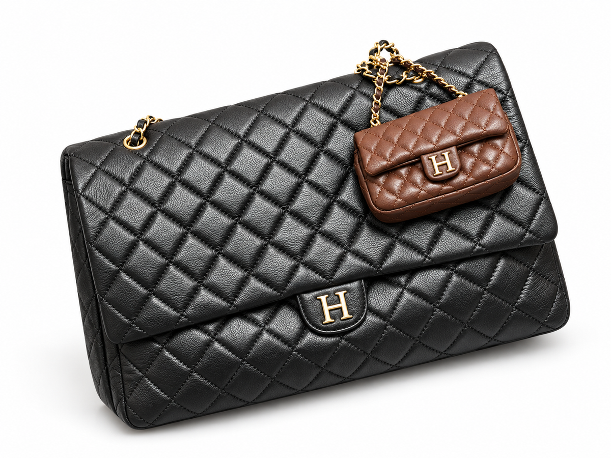 XXL Airplane Flap Bag + Mini Bag